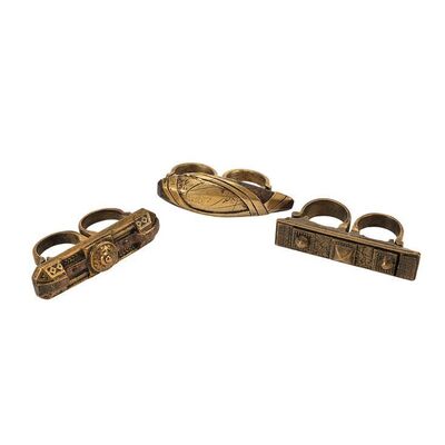 Lot #1393: DOCTOR STRANGE (2016) - Set of Three Sling Rings