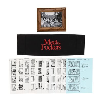 Lot #1408: MEET THE FOCKERS (2004) - Family Photo, Storyboards and Chair Back