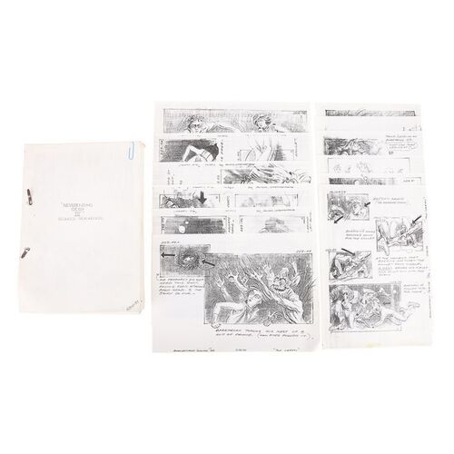 Lot #1442: THE NEVERENDING STORY III (1994) - Set of Storyboards