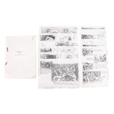 Lot #1442: THE NEVERENDING STORY III (1994) - Set of Storyboards