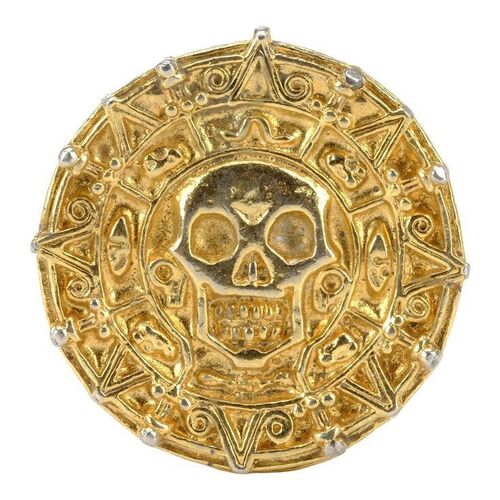 Lot #1460: PIRATES OF THE CARIBBEAN: THE CURSE OF THE BLACK PEARL (2003) - Cursed Aztec Coin