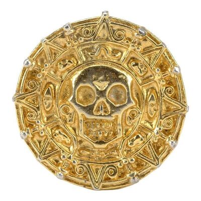 Lot #1460: PIRATES OF THE CARIBBEAN: THE CURSE OF THE BLACK PEARL (2003) - Cursed Aztec Coin