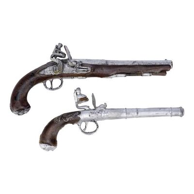 Lot #1461: PIRATES OF THE CARIBBEAN: ON STRANGER TIDES (2011) - Captain Jack Sparrow's (Johnny Depp) Flintlock Pistols