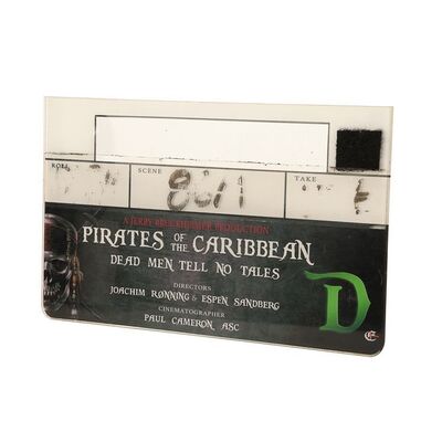 Lot #1466: PIRATES OF THE CARIBBEAN: DEAD MEN TELL NO TALES (2017) - Clapperboard Slate