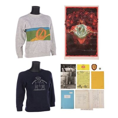 Lot #1499: RETURN TO OZ (1985) - Various Ephemera, Scripts and Crew Items