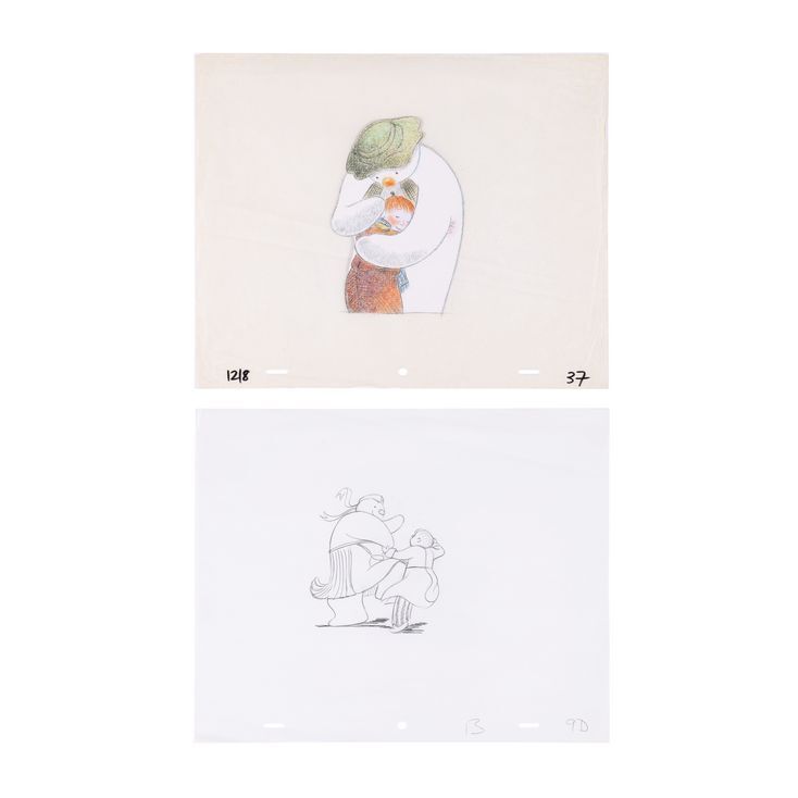 Lot 1529 The Snowman 1982 Hand Painted Animation Cel And