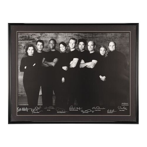 Lot #1553: STAR TREK: VOYAGER (T.V. SERIES, 1995 - 2001) - Cast-Autographed Season One Framed Photo