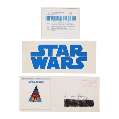 Lot #1588: STAR WARS: A NEW HOPE (1977) - Benefit Preview Screening Invitation