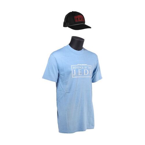 Lot #1620: STAR WARS: RETURN OF THE JEDI (1983) - "Revenge of the Jedi" Crew T-Shirt and Cap