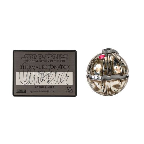 Lot #1642: STAR WARS: RETURN OF THE JEDI (1983) - Master Replicas Signature Edition Thermal Detonator