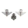 Lot #1661: STARSHIP TROOPERS (1997) - Three TAC Fighter Model Miniatures