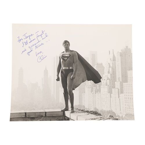Lot #1666: SUPERMAN (1978) - Christopher Reeve Autographed Still