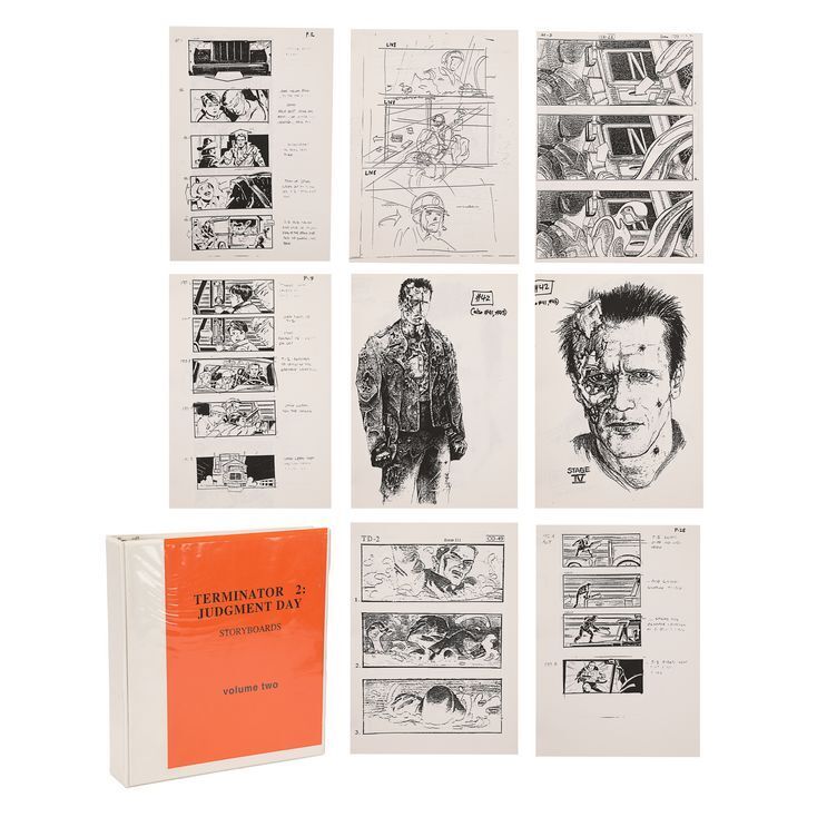 Lot #1680: TERMINATOR 2: JUDGMENT DAY (1991) - Storyboard Binder