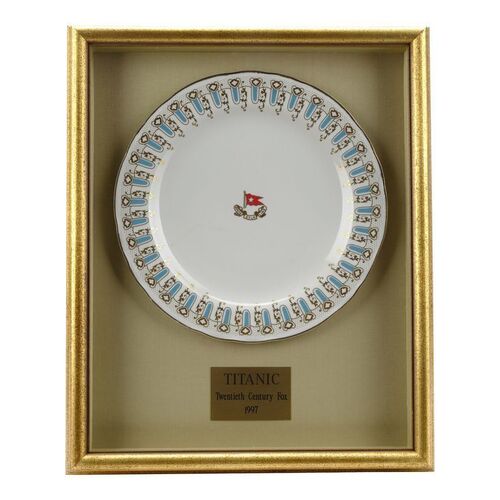 Lot #1701: TITANIC (1997) - White Star Line Dinner Plate