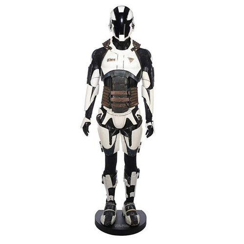 Lot #1715: TOTAL RECALL (2012) - Synth Federal Police Rapid Response Unit Costume