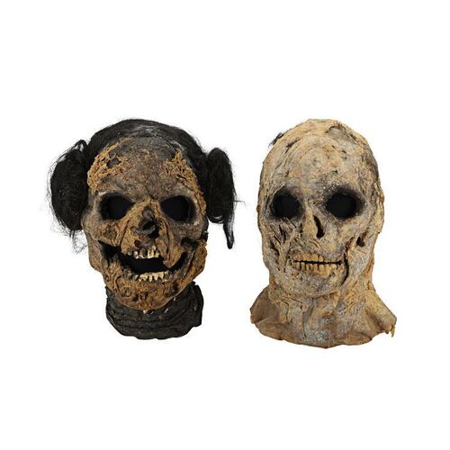 Lot #1745: THE WALKING DEAD (TV SERIES, 2010-2022) - Pair of Zombie Masks