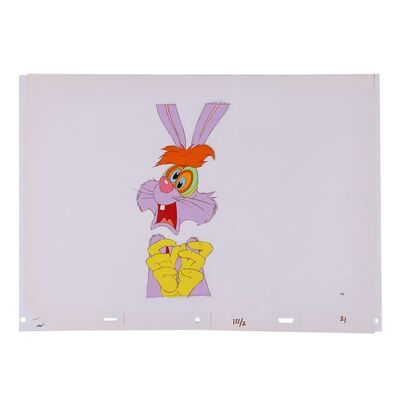 Lot #1760: WHO FRAMED ROGER RABBIT (1988) - Crazy Roger Rabbit (Charles Fleischer) Animation Cel