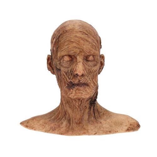 Lot #1776: WORLD WAR Z (2013) - Zombie Make-up-test Bust