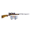 Lot #1777: WORLD WAR Z (2013) - Gerry Lane's (Brad Pitt) Stunt Hunting Rifle with Magazine Arm Guard
