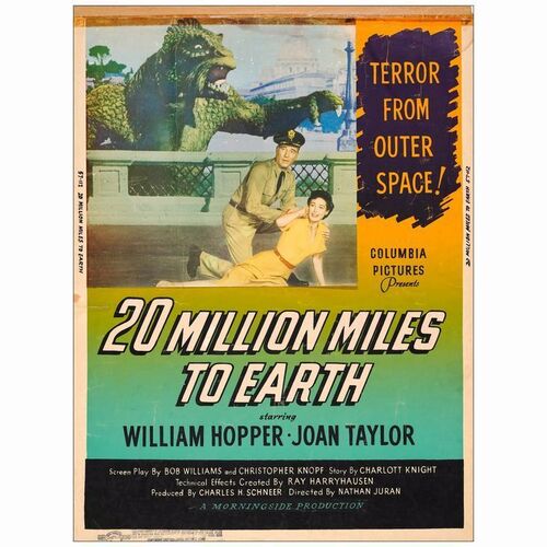 1: 20 MILLION MILES TO EARTH - 30" x 40"; Fine