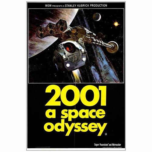 2: 2001: A SPACE ODYSSEY - British Double Crown (19.5" x 30"); Near Mint Folded