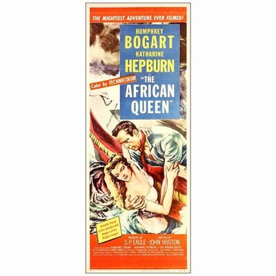 8: THE AFRICAN QUEEN - Insert (14" x 36"); Very Fine- Folded