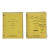 23: BATMAN (196 - Final Production Scripts (2), 65 & 67 Pages (8.5" x 11") Autographed by Burgess Meredith (Episode 3; Fine Feathered Finks) (Beckett COA.).;