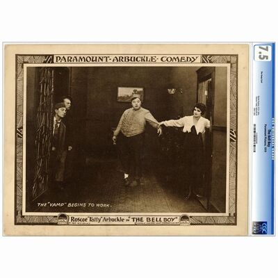 26: THE BELL BOY - CGC Graded Lobby Card (11" x 14"); Very Fine-