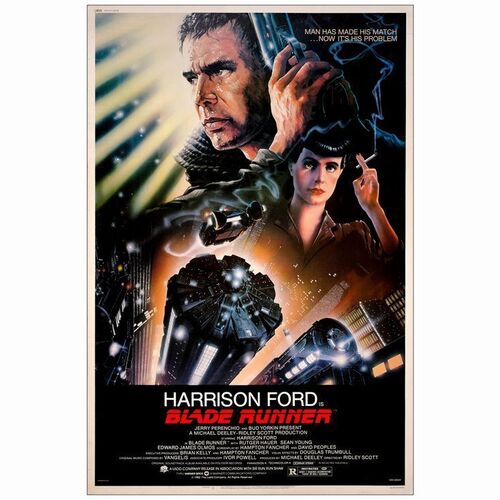 29: BLADE RUNNER - 40" x 60" Autographed by John Alvin (Beckett COA.).; Very Fine- Rolled