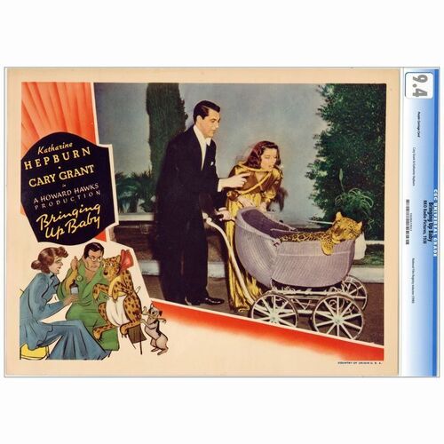 41: BRINGING UP BABY - CGC Graded Lobby Card (11" x 14"); Near Mint