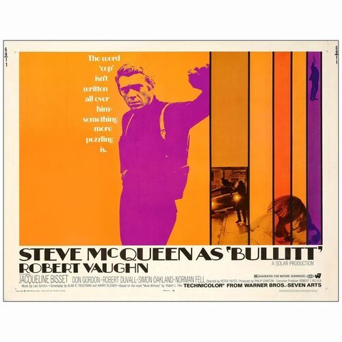 44: BULLITT - Half Sheet (22" x 28"); Fine+ on Paper