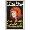 46: CALL HER SAVAGE - One-Sheet (27" x 42"); Very Fine- on Linen