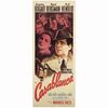 48: CASABLANCA - Insert (14" x 36"); Very Fine- on Paper