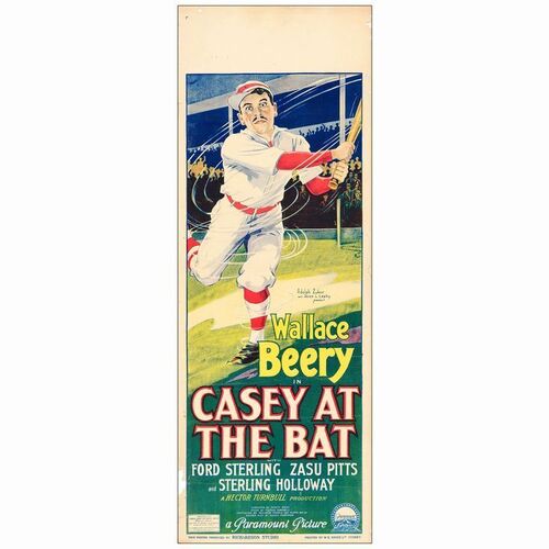 50: CASEY AT THE BAT - Australian Pre-War Daybill (14.5" x 40"); Fine Folded