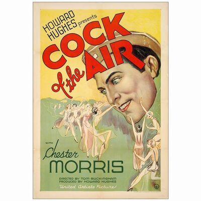 55: COCK OF THE AIR - One-Sheet (28.25" x 41.25"); From the Mike Kaplan Collection; Fine+ on Linen