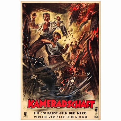 57: COMRADESHIP - German Poster (37" x 56"); Fine+ Folded