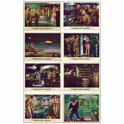 90: FORBIDDEN PLANET - Lobby Card Set (8) (11" x 14"); Very Fine