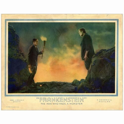 93: FRANKENSTEIN - Lobby Card (11" x 14"); Fine+