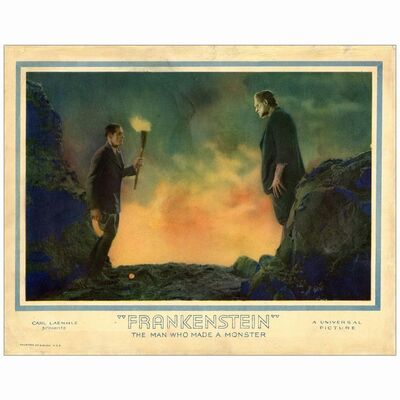 93: FRANKENSTEIN - Lobby Card (11" x 14"); Fine+