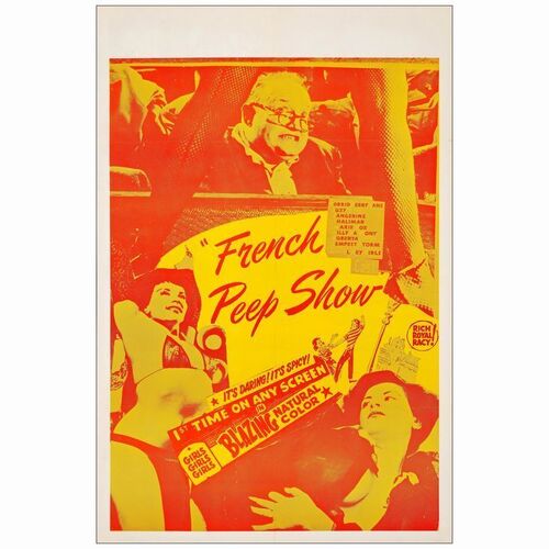 95: THE FRENCH PEEP SHOW - One-Sheet (27" x 41"); Very Fine+ Folded