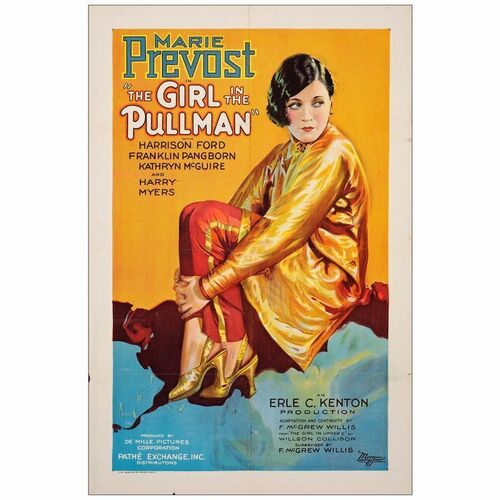 98: THE GIRL IN THE PULLMAN - One Sheet (27" X 41"); Style A; Very Fine+ Folded