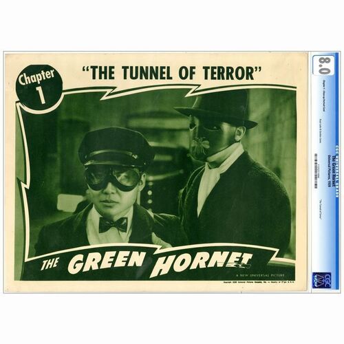 106: THE GREEN HORNET - CGC Graded Lobby Card (11" x 14"); Very Fine