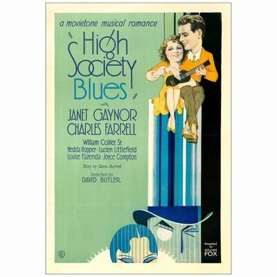 115: HIGH SOCIETY BLUES - One-Sheet (28" x 41"); Tim Matheson Collection; Very Fine on Linen