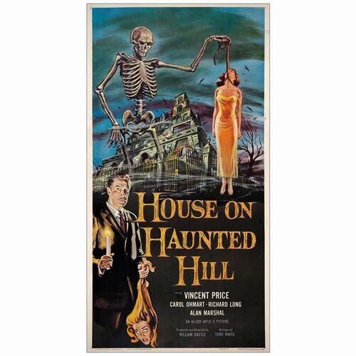 120: HOUSE ON HAUNTED HILL - Three Sheet (41" x 79"); Reynold Brown; Fine+ on Linen