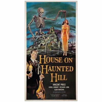 120: HOUSE ON HAUNTED HILL - Three Sheet (41" x 79"); Reynold Brown; Fine+ on Linen