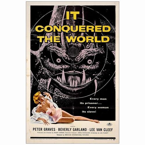 129: IT CONQUERED THE WORLD - One-Sheet (27" x 41"); Fine+ Folded