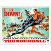143: JAMES BOND: THUNDERBALL - Subway (59.25" x 45.5"); Look Down Style; Very Fine+ on Linen
