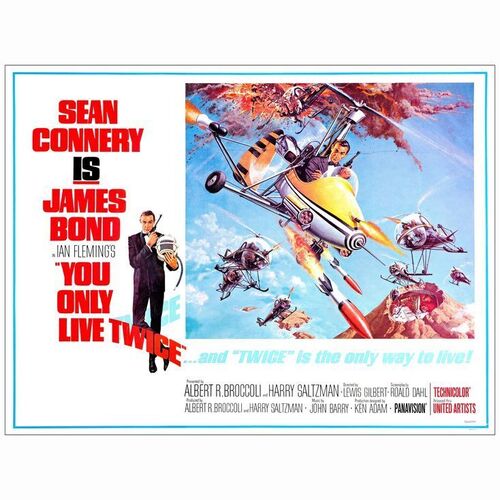 149: JAMES BOND: YOU ONLY LIVE TWICE - Subway (59.25" x 45"); Style B; Very Fine Folded