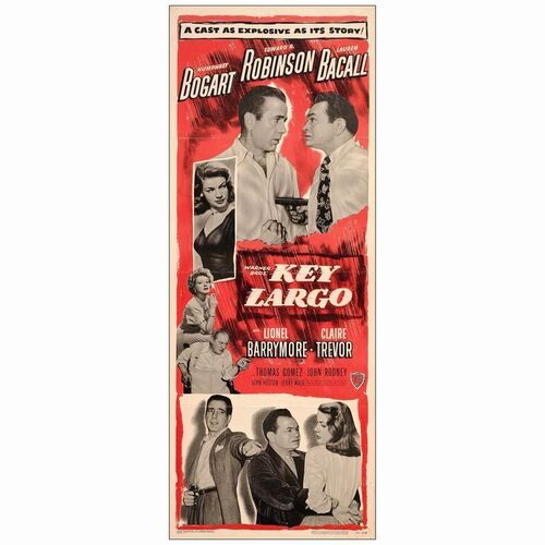 159: KEY LARGO - Insert (14" x 36"); Very Fine- Folded