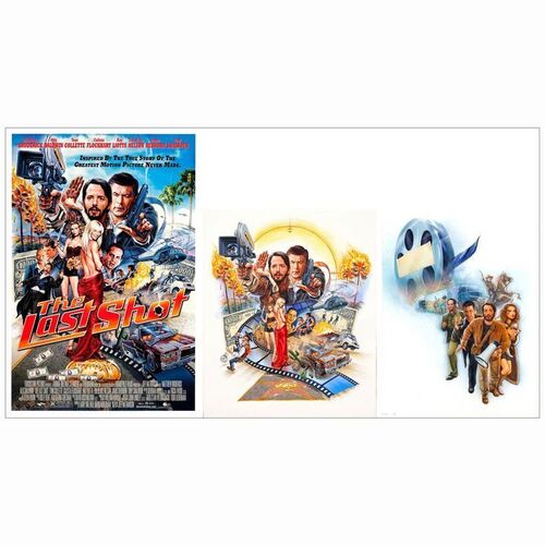 168: THE LAST SHOT - Original One Sheet Artwork and Proposed One Sheet Artwork, One Sheet (26" X 32", 30" X 21.5", One Sheet DS 27" X 40"); Very Fine+